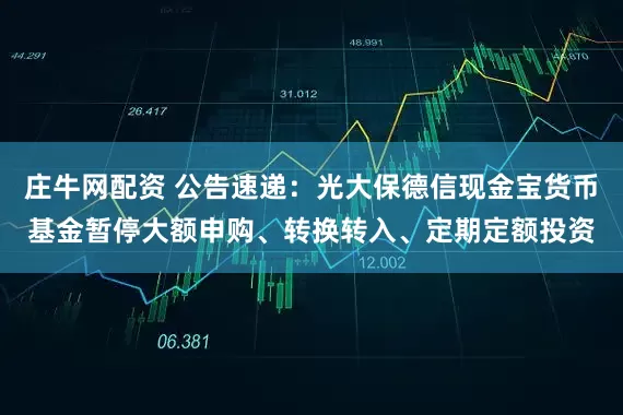 庄牛网配资 公告速递：光大保德信现金宝货币基金暂停大额申购、转换转入、定期定额投资
